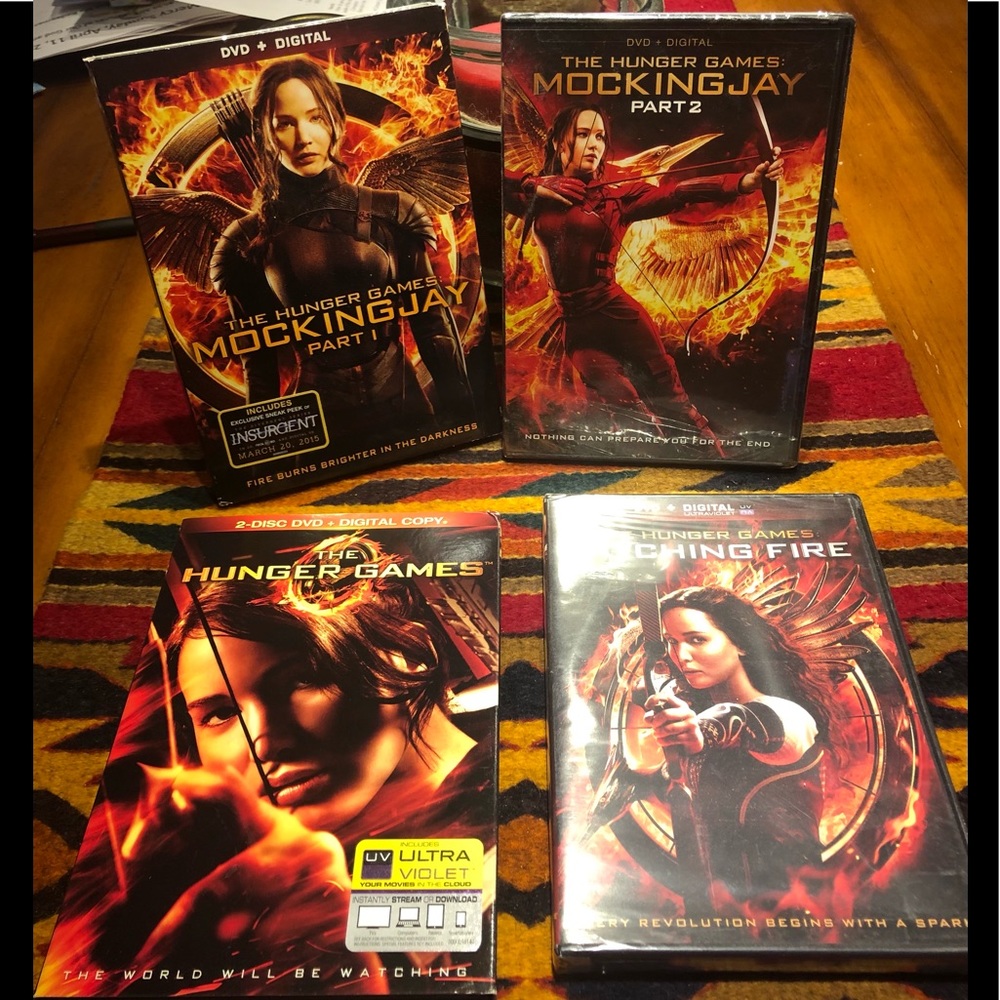 The Hunger Games - All 4 DVDs